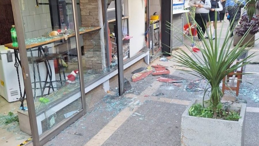 Dos trabajadores resultaron heridos por explosión al interior de un local de comida en Viña del Mar