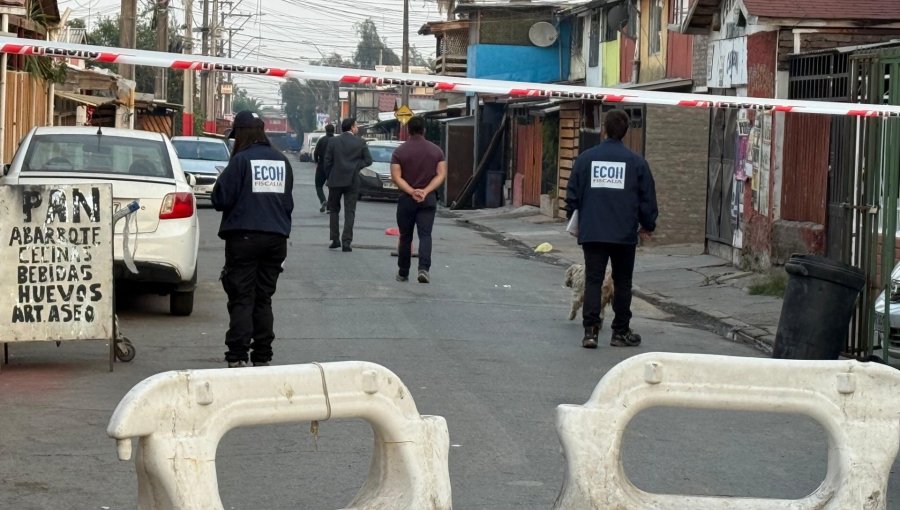 Hombre indocumentado es asesinado a balazos en sector marcado por el narcotráfico en La Pintana