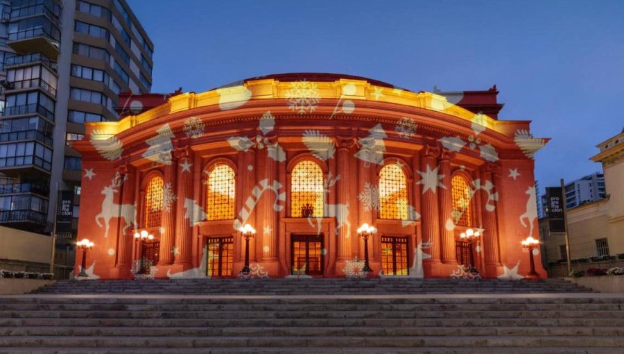 Viña del Mar tendrá evento navideño con show de luces y villancicos en el Teatro Municipal