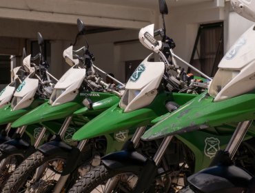 Estudiantes de Mecánica realizaron operativo de mantención a motocicletas de carabineros de la 2ª Comisaría de Valparaíso