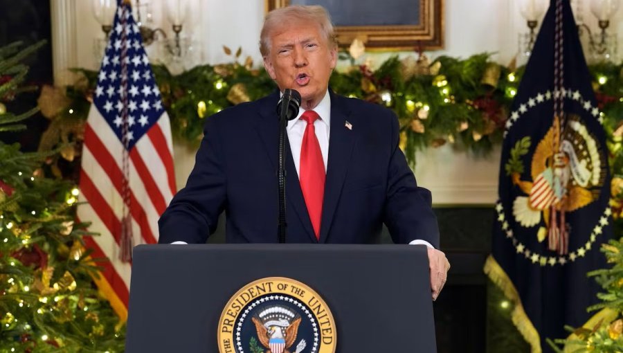 Donald Trump no se pronunció sobre Venezuela en su mensaje a la nación desde la Casa Blanca