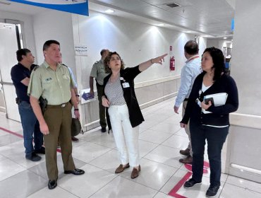 Hospital Fricke y Carabineros de Viña del Mar coordinan mejoras en seguridad para funcionarios y usuarios