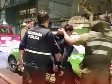 Capturan in fraganti a sujeto que había ingresado a robar a feria artesanal de La Calera
