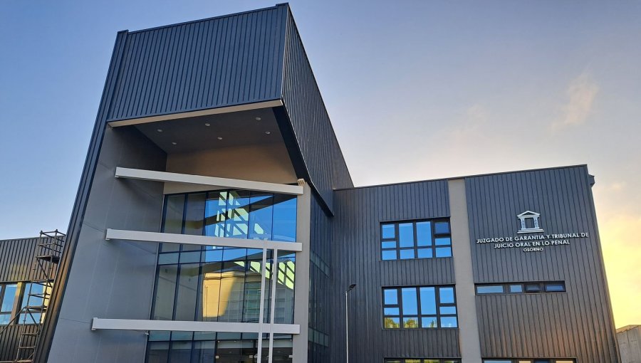 Inauguran nuevo y moderno edificio que albergará el juzgado de Garantía y Tribunal Oral en lo Penal de Osorno