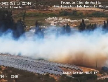 Incendio forestal en Tabolango genera peligro de propagación a viviendas