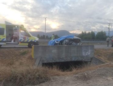 Ruta 5 Sur: fatal impacto deja dos muertos y tres heridos graves