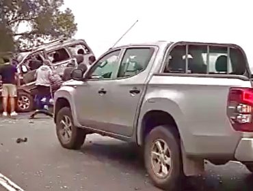 Accidente con ocho lesionados reaviva críticas por ampliación de ruta F30-E: Municipio de Quintero acusa "inoperancia" del Gobierno