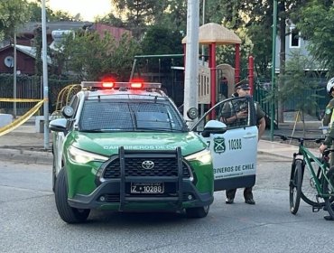 Discusión termina con individuo asesinado de un disparo en una plaza de Renca
