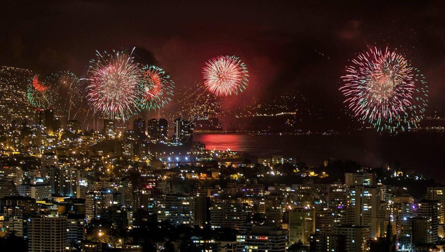 Este viernes se llevará a cabo el ensayo de fuegos artificiales por Año Nuevo en Viña del Mar
