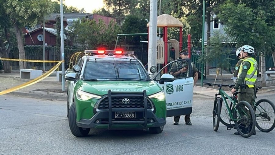 Discusión termina con individuo asesinado de un disparo en una plaza de Renca