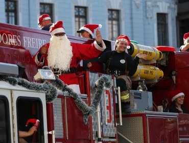 Bomberos de Valparaíso recorrerá la ciudad en Gran Caravana Navideña: conozca el trazado