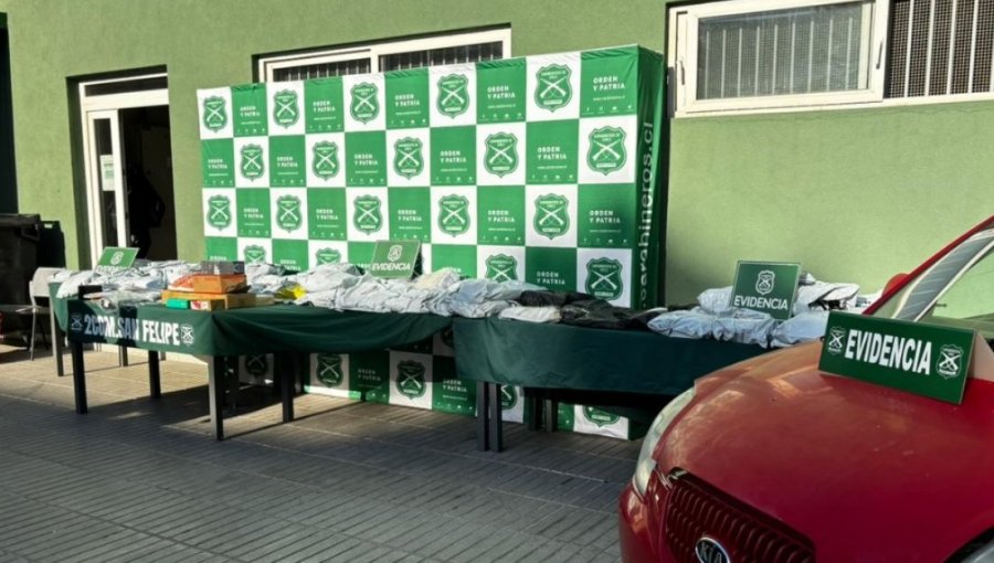 Automóvil cargado de encomiendas robadas delata a un hombre en San Felipe: fue detenido por el delito de receptación