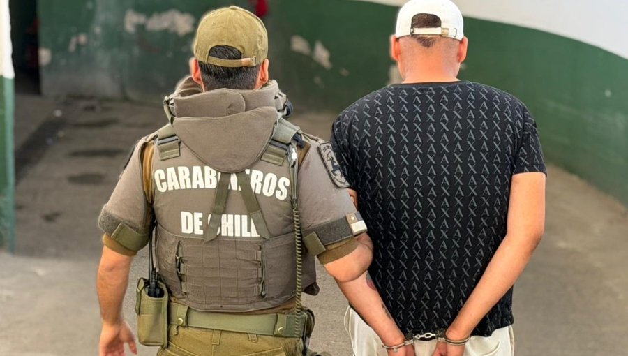 Con drogas en su poder capturan a peligroso delincuente que mantenía una orden de detención vigente en la comuna de Valparaíso