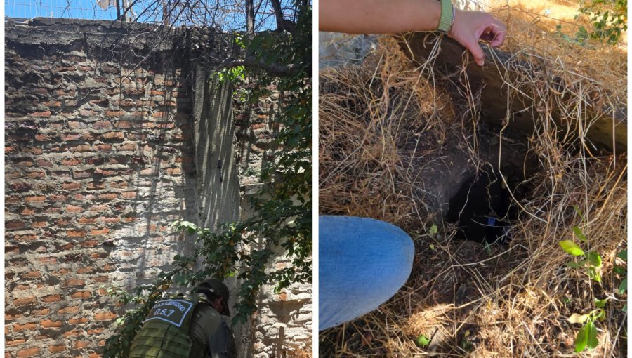 Excavación hallada a metros de la cárcel de Limache activó amplio operativo policial ante eventual peligro de fuga de internos