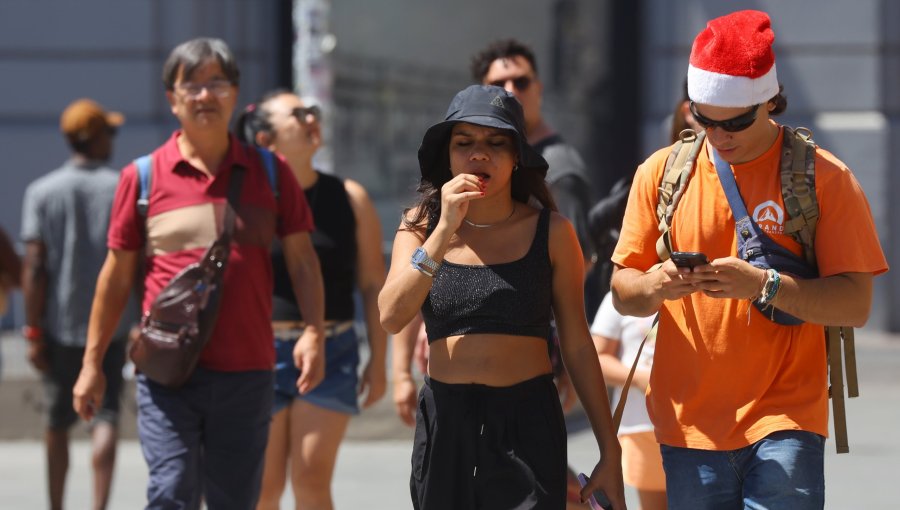Navidad en Santiago podría ser la segunda más calurosa de la última década