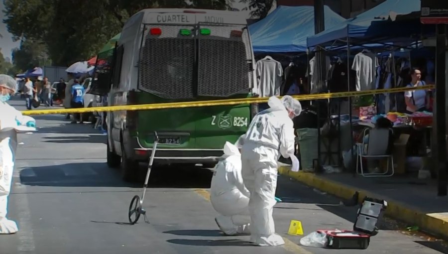 Carabinero de franco disparó a delincuente tras sufrir intento de robo en el barrio Meiggs