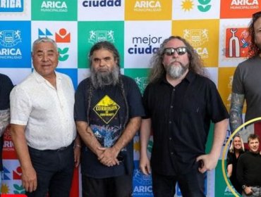 Alcalde de Arica promete festival de metal tras recibir a “Nuclear”, teloneros de Iron Maiden