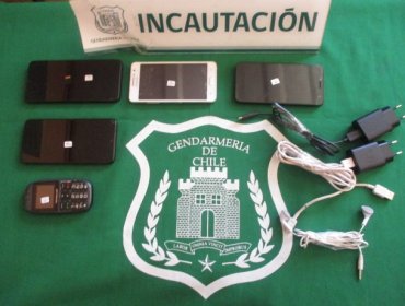 Incautan cinco celulares y más de un centenar de dosis de distintas drogas desde el centro femenino de la cárcel de Valparaíso