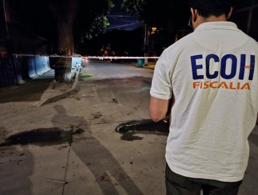 Tiroteo en plena vía pública termina con una víctima fatal en Estación Central
