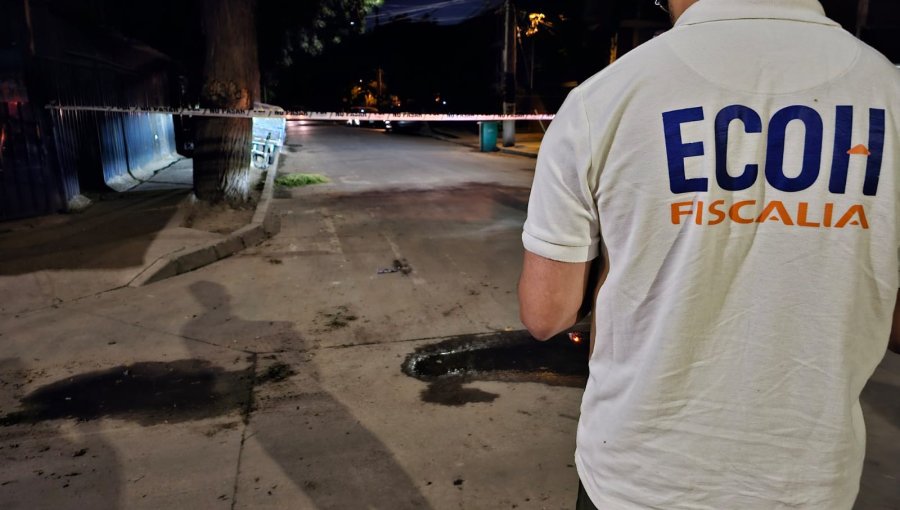 Tiroteo en plena vía pública termina con una víctima fatal en Estación Central
