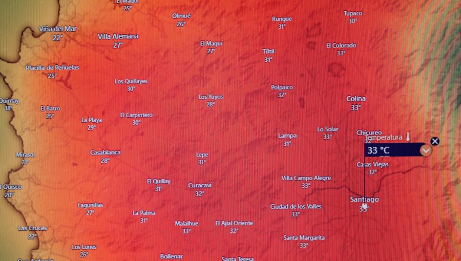 Hasta 36°C en Santiago: autoridades activan plan preventivo por altas temperatura
