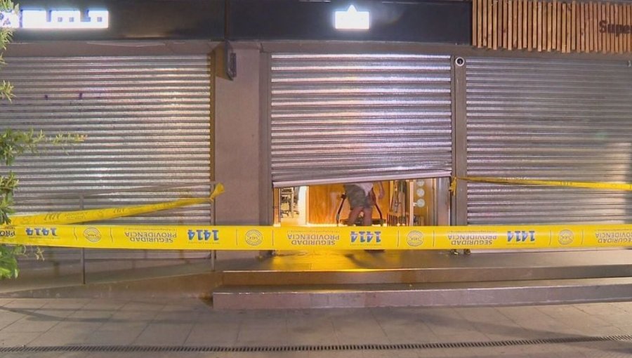 Capturan a ocho delincuentes que entraron a robar a local de videojuegos en Providencia