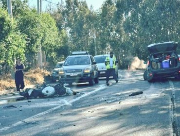 Motociclista pierde la vida tras colisionar con un vehículo en la ruta G-904 en San Antonio