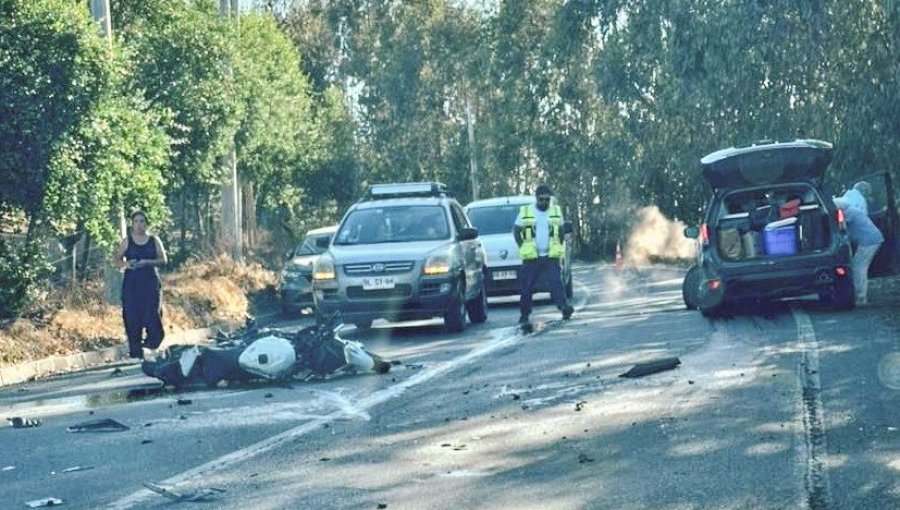 Motociclista pierde la vida tras colisionar con un vehículo en la ruta G-904 en San Antonio