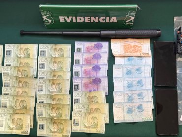 Control vehicular en la avenida Pedro Montt de Valparaíso termina con un hombre detenido por microtráfico de drogas