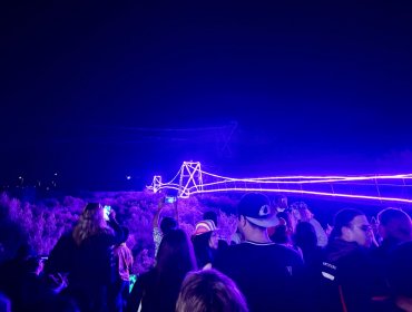 Más de 2.000 personas participaron en tradicional iluminación de puente en La Cruz