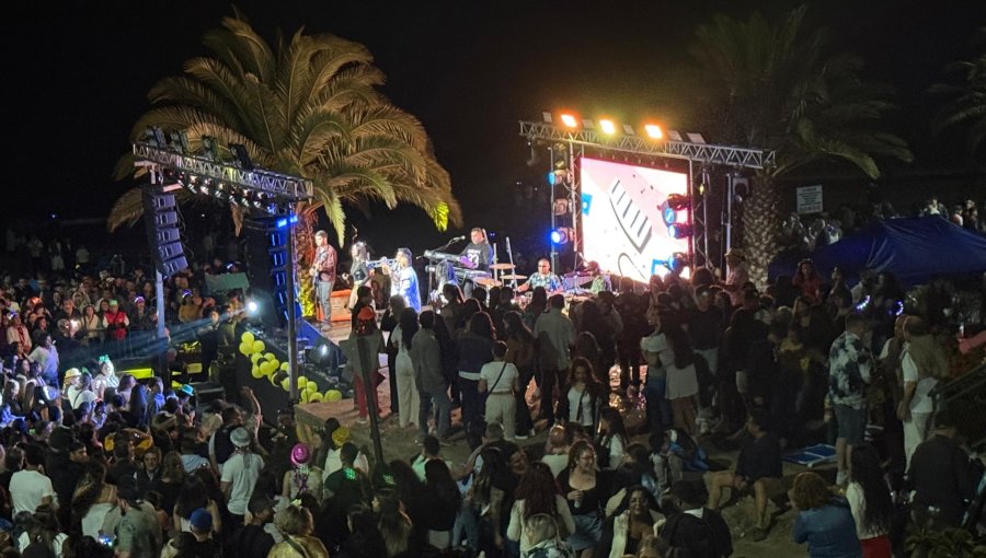 Más de 12 mil personas celebraron Año Nuevo en Papudo y Pullally