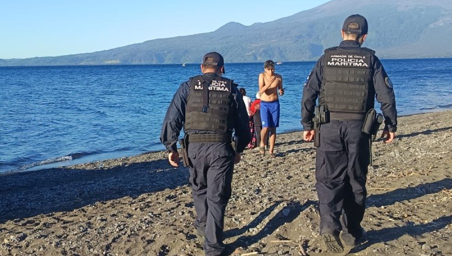 Intensas labores de búsqueda de joven de 19 años desaparecido en el lago Llanquihue