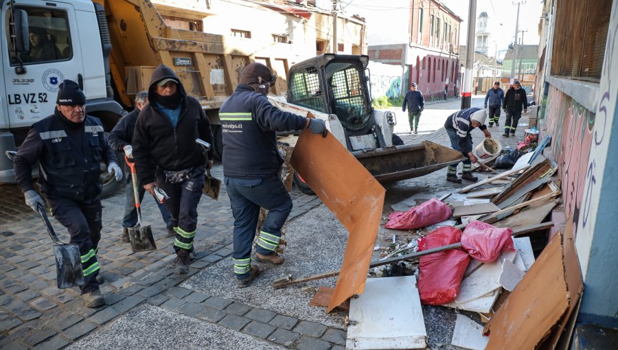 Destacan operativos municipales que durante el 2025 reforzaron la limpieza, la salud y la prevención en los cerros de Valparaíso