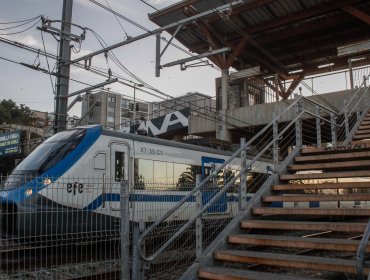 Tarifas del Tren Limache - Puerto subirán 4,9% a partir de este sábado 3 de enero