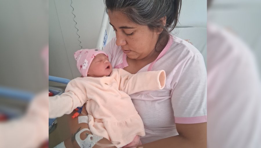 Zoe se convirtió en la primera guagua nacida el 2026 en el Hospital Gustavo Fricke de Viña del Mar