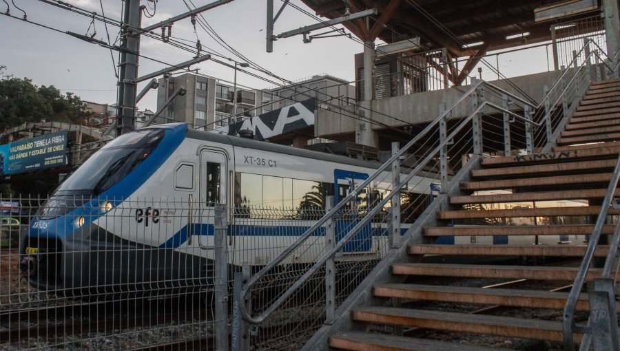 Tarifas del Tren Limache - Puerto subirán 4,9% a partir de este sábado 3 de enero