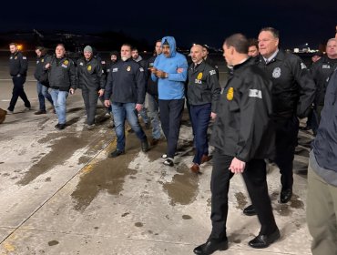 Maduro y Cilia Flores llegan a Nueva York bajo fuerte custodia de la DEA