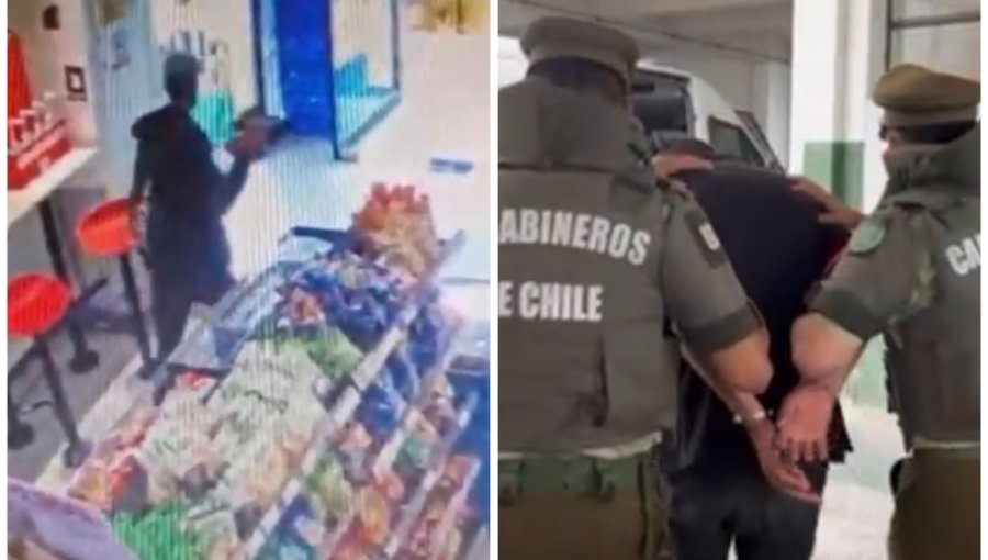 Delincuente regresó a burlarse de un robo en local comercial de Valparaíso y terminó detenido por Carabineros