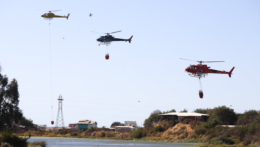 Cancelan la Alerta Roja y declaran Alerta Amarilla para Valparaíso luego que el incendio en Laguna Verde fuera "contenido"