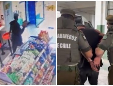 Delincuente regresó a burlarse de un robo en local comercial de Valparaíso y terminó detenido por Carabineros