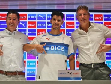 Jimmy Martínez remarca en su presentación como nuevo jugador de la UC que llega "en un gran momento personal"