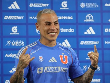 Eduardo Vargas descarta problemas con la dirigencia de la U y afirma que está "cumpliendo un sueño" con su regreso