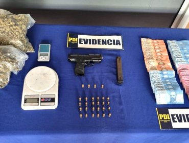 Detienen en Reñaca Alto a dos colombianos irregulares que traficaban drogas en Viña del Mar