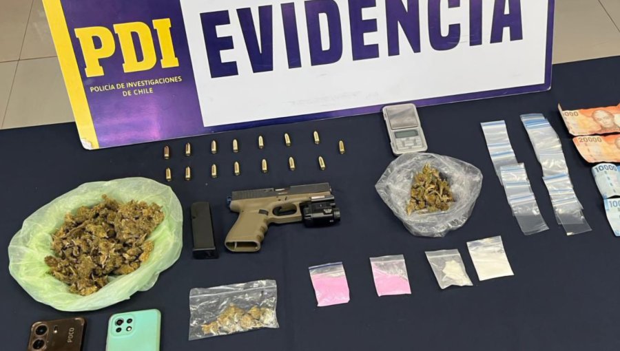 Banda dedicada al narcotráfico por delivery es detenida por la PDI en la provincia de San Antonio