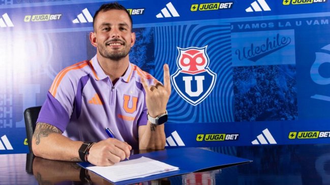 Octavio Rivero es oficializado como el tercer refuerzo de Universidad de Chile