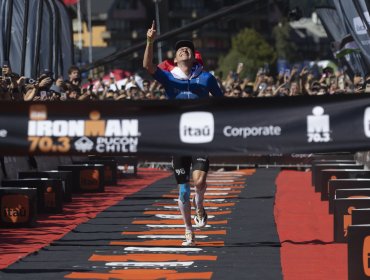 Diego Moya rompe récord y devuelve a Chile el triunfo en el Ironman de Pucón