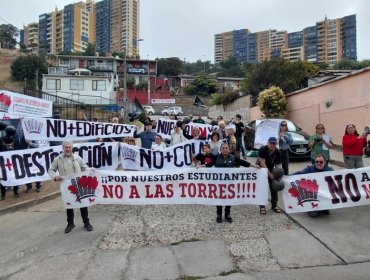 Viñamarinos en pie de guerra con proyecto inmobiliario: se manifestaron y acudieron a Comisión Interamericana de DD.HH.