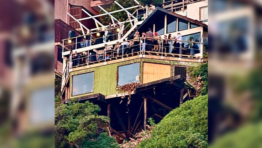 Anuncian querella criminal por fiestas ilegales en vivienda abandonada y con grave riesgo de colapso estructural en Reñaca