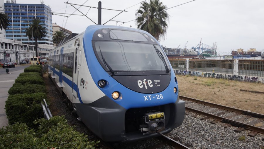 Servicio de trenes opera con "ajustes" por intermitencias en el suministro eléctrico en el tramo El Belloto–Limache