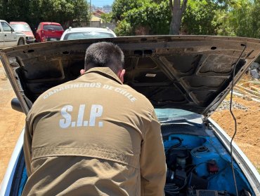 Detienen en el cerro Alegre de Valparaíso a ciudadano extranjero que conducía auto con series de chasis y motor adulterado